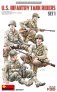 1/35 U.S. Infantry Tank Riders Set 1 4 figure