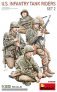 1/35 U.S. Infantry Tank Riders Set 2 4 figure