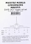 1/48 Saab Ja-37 Viggen rail set x 6