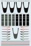 1/48 Grumman F-14 Tomcat Anti-glare panels, black and grey wing
