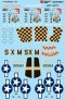 Microscale 1/48 P-51 Mustang Decalcomanie 3 versioni