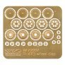1/72 Republic P-47D Thunderbolt wheel discs (for Academy)