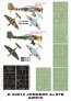 Montex Maschere Junkers Ju-87B Stuka 1/24 per Airfix
