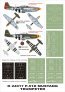 Montex Masques P-51D Mustang 1/24 Verri�re + Insignes Trumpeter