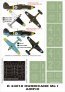 Montex Paint Masks Hawker Hurricane Mk.I Finland 1/24 Airfix