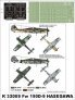 Montex Masques Fw-190D-9 1/32 Verri�re & Insignes Hasegawa/Hobby