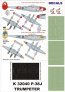Montex Masques P-38J Lightning 1/32 Trumpeter + d�cals
