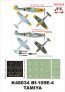 Montex 1/48 Bf-109E-4 Masques Verri�re + D�cals Tamiya