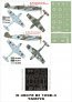 Montex 1/48 Bf-109E-3 Canopy Frame Paint Masks