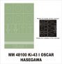 Montex 1/48 Nakajima Ki-43-I Maschere canopia e marcature