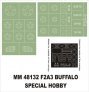 Montex 1/48 Brewster F2A-3 Buffalo Lackiermasken