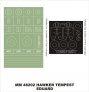 Montex 1/48 Hawker Tempest Maschere Canopy Eduard