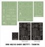Montex 1/48 Mitsubishi G4M1 Betty Canopy Masks
