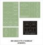 Montex Masks F7F-2 Tigercat 1/48 Canopy Frame