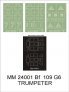 Montex 1/24 Bf-109G-6 Maschere Canopy e Insegne