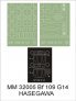 Montex Masques Bf-109G-14 1/32 Hasegawa Vernis Insignes