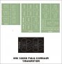 Montex Maschere F4U-4 Corsair 1/32 Canopy Telaio Trumpeter
