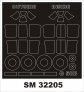1/32 Fiat G.50bis masks