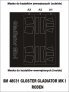 Canopy Frame Paint Masks Gloster Gladiator Mk.I 1/48