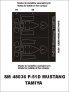 Montex Masks 1/48 P-51D Mustang Canopy Frame