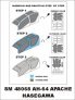 Montex 1/48 Masques canopy AH-64D Apache Hasegawa