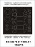 Montex 1/48 Bf-109E-4 Canopy Frame Paint Masks
