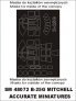 Montex 1/48 B-25G Mitchell Canopy Paint Masks Frame