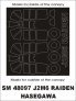 Montex J2M3 Raiden Jack Paint Masks 1/48