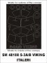 Montex 1/48 S-3A/S-3B Viking Maschere Cornice Abitacolo