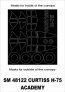Montex 1/48 Curtiss H-75A Hawk Canopy Masken