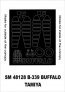 Montex 1/48 Brewster B-339 Buffalo Maschere Canopy
