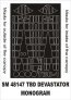 Montex 1/48 Douglas TBD-1 Devastator Canopy Masken