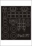Paint Masks Canopy Frame Pe-2 1/48 Montex