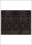 Montex 1/48 Fiat G.55 Canopy Frame Paint Masks
