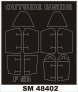 1/48 Northrop F-5B/CF-5B/NF-5B FREEDOM FIGHTER canopy masks