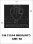 Montex 1/72 Masque De Havilland Mosquito Tamiya