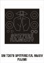 Montex Paint Mask Spitfire F.R. Mk XIV 1/72 Fujimi