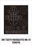 Montex Canopy Frame Paint Mask Mosquito Mk.IV 1/72