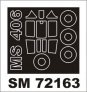 Lackiermaske MS.406C1 1/72 Hasegawa Hobby 2000