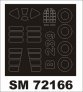 Montex Paint Mask Canopy Frame Buffalo 1/72