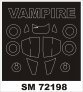 Montex 1/72 Masque cadre verri�re Vampire T.11