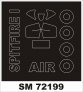 Maschera Montex 1/72 Spitfire Mk.I Canopy Airfix