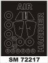 Montex 1/72 BAe Harrier Gr.3 Masque Cadre Habitacle