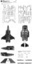 1/48 Mask F-35A Lightning II Fighter RAM PANELS