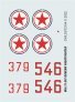 1/72 Mikoyan MiG-15 Korean Nightfighter Iap Red 546, Iap Red 379 image 1
