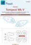 1/144 Canopy mask Hawker Tempest Mk.V