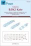 1/72 Canopy mask Nakajima B5N2 Kate