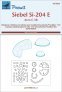1/72 Canopy mask Siebel Si-204E/Aero C-3B