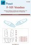 1/72 Canopy mask F-101 Voodoo