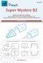 1/72 Canopy mask Super Mystere B2